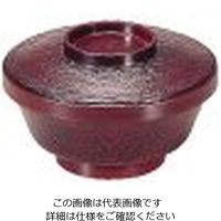 若泉漆器 まゆ型飯器 トチ内朱 1ー225ー6 62-6854-27 1個（直送品）