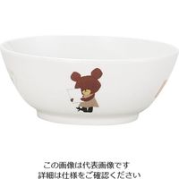 関東プラスチック工業 メラミンお子様食器「くまのがっこう」 汁椀 CMー8TA 62-6855-47 1個（直送品）