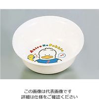 台和 メラミンお子様食器 アヒルのペックル フルーツ皿 62-6856-01 1枚（直送品）