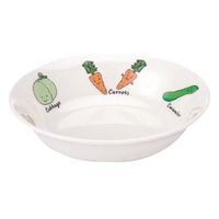 遠藤商事 メラミンお子様食器「ベジタ村」 38ーVV 15cm深皿 62-6856-65 1枚（直送品）