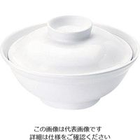 遠藤商事 高強度磁器 ホワイト 蓋丼 WH-033 1個 62-6858-11（直送品）