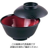 遠藤商事 二色種丼(蓋付) SWー123 黒/内ワイン 62-6858-34 1個（直送品）