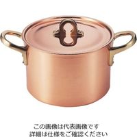 新光金属 エンペラー 半寸胴鍋22cm (5.8L) S-2186 1個 62-8166-35（直送品）