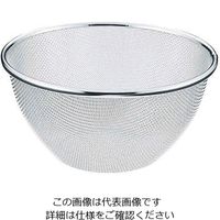 新越ワークス TSステンレス頑丈なザル 深型 (12メッシュ)15cm 63-1249-94 1個（直送品）