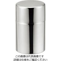 竹井器物製作所 ステンレス茶筒 ミラー仕上 10511720 1個 62-9961-24（直送品）