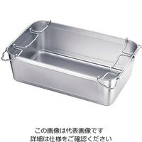 イケダ 18ー8 ストッパー付運搬バット H185型 63-1248-98 1個（直送品）