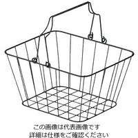 ちどり産業 アンティーク　ワイヤー店内カゴ　中 55-64 1個 63-1249-19