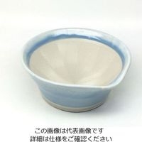 元重製陶所 離乳食にも使えるカラーすり鉢 空色 1個 63-1252-90（直送品）