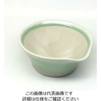 元重製陶所 離乳食にも使えるカラーすり鉢 若草色 1個 63-1252-91（直送品）