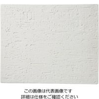 遠藤商事 平長角皿 1/2サイズ用 白涼(はくりょう) 63-1260-31 1個（直送品）