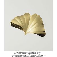 遠藤商事 18ー8葉枝(はし)おき 銀杏 ゴールド 63-1261-06 1個（直送品）