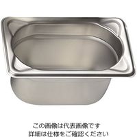 エムテートリマツ ステンレスGNパン 1/9 100mm EM8019100E 1個 63-1419-99（直送品）