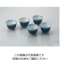 松尾商店 反り方煎茶碗 桔梗 5客セット 63-1655-62 1セット(5客)（直送品）