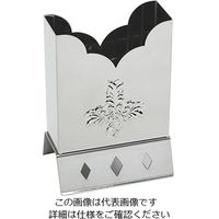 野崎製作所 ES 18-8ローズ角ナフキン立 179013 1個 63-1700-20（直送品）