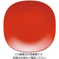 台和（Daiwa） カフェプレートセレクション 26cmスクウェアプレート SS-10 赤マーブル（R） 319357 63-1726-72（直送品）