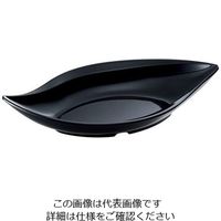 台和（Daiwa） カフェプレートセレクション ワイドリーフプレート MDM-96 黒（BK） 319369 1個 63-1726-87（直送品）