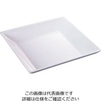 台和 スクウェアスープ皿 白 SSー11ーW 319346 1個 63-1735-96（直送品）