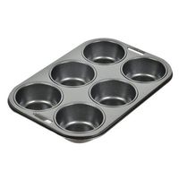 パール金属 ベイクイージー　ハイクリーンコートマフィン型プレート　６個取り D-2686 1個 63-2749-23