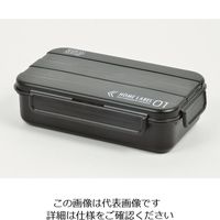 パール金属 ホームレーベル メンズランチボックス1段 ブラック D-435 1個 63-2749-94（直送品）