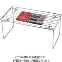 使用不可パール金属 クロムライン 積み重ね棚 M（足折れタイプ） H-9569 1個 63-2755-83（直送品）