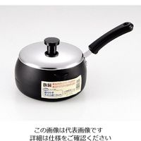 パール金属 ブレイブ 鉄製蓋付片手天ぷら鍋 16cm H-7891 1個 63-2755-04（直送品）