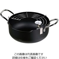 パール金属 メイドインジャパン 鉄製注ぎやすい温度計付天ぷら鍋