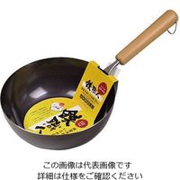 パール金属 鉄職人 鉄製木柄いため鍋 20cm HB-1964 1枚 63-2759-59（直送品）