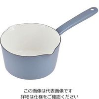 パール金属 プチクック ホーローミルクパン 15cm ブルーグレー HB-2084 1個 63-2759-93（直送品）