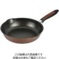 パール金属 軽わざパン ふっ素加工IH対応両口深型フライパン 24cm HB-3032 1枚 63-2764-01（直送品）