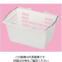 アズワン スケルトンミニバスケット(10リットル) クリア 5個 63-3390-94 1個(5個)（直送品）