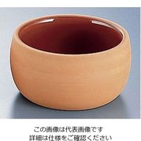 かんだ テラコッタ ミニ容器(6個入) 平まる 62-6678-41 1ケース(6個)（直送品）