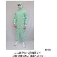 ガードナー 食品工場向け 続き服(緑) 袖裾ダブルフライス仕様 5Lサイズ CZ100-3 1枚 63-1222-17（直送品）