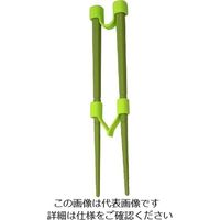 レーベン はじめてのちゃんと箸SS グリーン 63-4197-04 1個（直送品）