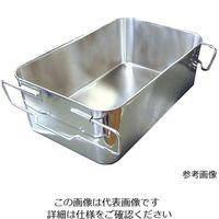 杉山工業 スギコ18-8 給食バット 運搬型（穴無） 610×388×H300mm SH-6038-12 1枚 63-5533-69（直送品）