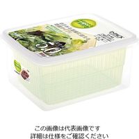サンコープラスチック ザル付Dパック グリーン D-9d 1個 63-5694-86（直送品）