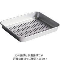 北陸アルミニウム アルマイト 穴明バット 4号 63-5691-93 1個（直送品）