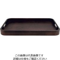 薗部産業 きなり 隅丸長手盆(ウレタン塗装) 3714 1個 63-5697-90（直送品）