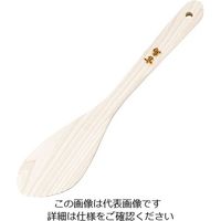 遠藤商事 檜 調理へら 半丸 63-5695-21 1個（直送品）