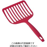 アルティス ホームシェフ しなるワイドターナー レッド 63-5695-25 1個（直送品）