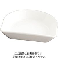 遠藤商事 スナックプレート ハーフラウンド 6個入 BA2937 1セット(6個) 63-5714-75（直送品）