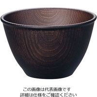 遠藤商事 WOOD スープボール 10cm ダークブラウン 63-5715-42 1個（直送品）