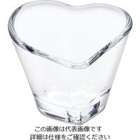 東洋佐々木ガラス 花かざり ハートカップ 6個入 P-20302 1セット(6個) 63-5715-85（直送品）