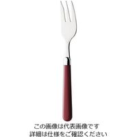 高桑金属 トラッドカトラリー レッド ケーキフォーク 63-5707-80 1個（直送品）