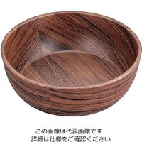 遠藤商事 JB ラウンドボウル ウォールナット 20cm H65 63-5710-18 1個（直送品）