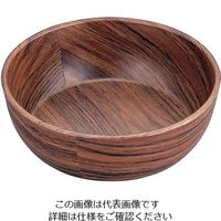 遠藤商事 JB ラウンドボウル ウォールナット 25cm H120 63-5710-21 1個（直送品）
