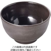 マイン メラミンウェア 茶 どんぶり 小 M11-577 1個 63-5717-29（直送品）