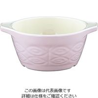 関西合成樹脂工業 メラミン キャセロール 身 ピンク/アイボリー 63-5717-49 1個（直送品）