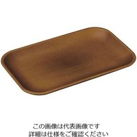 遠藤商事 WOOD スクウェア 230×145 ブラウン 63-5718-84 1個（直送品）