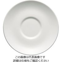 ウェッジウッド ホワイトコノート スープソーサー 16.5cm 3330 1個 63-5719-65（直送品）