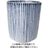 遠藤商事 染付呉須十草面取湯呑 21208-402 1個 63-5719-81（直送品）